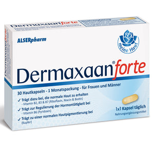 Dermaxaan forte Hautkapseln - Haut Vitamine für klare Haut & Teint